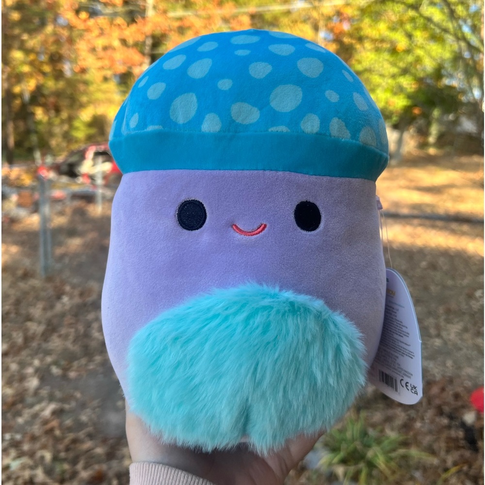 🩵 Pyle the Mushroom Fuzzy Belly 8” squishmallow
